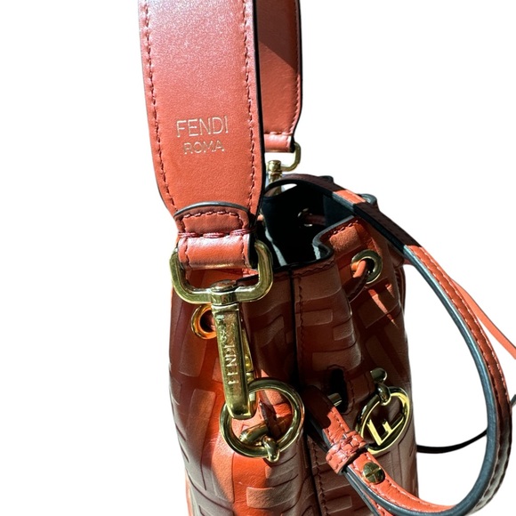 Fendi Zucca FF Mini Mon Tresor Bucket Bag - Picture 6 of 8